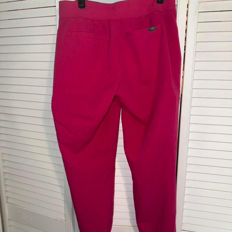 Figs Hot Pink Jogger Scrub F200 2