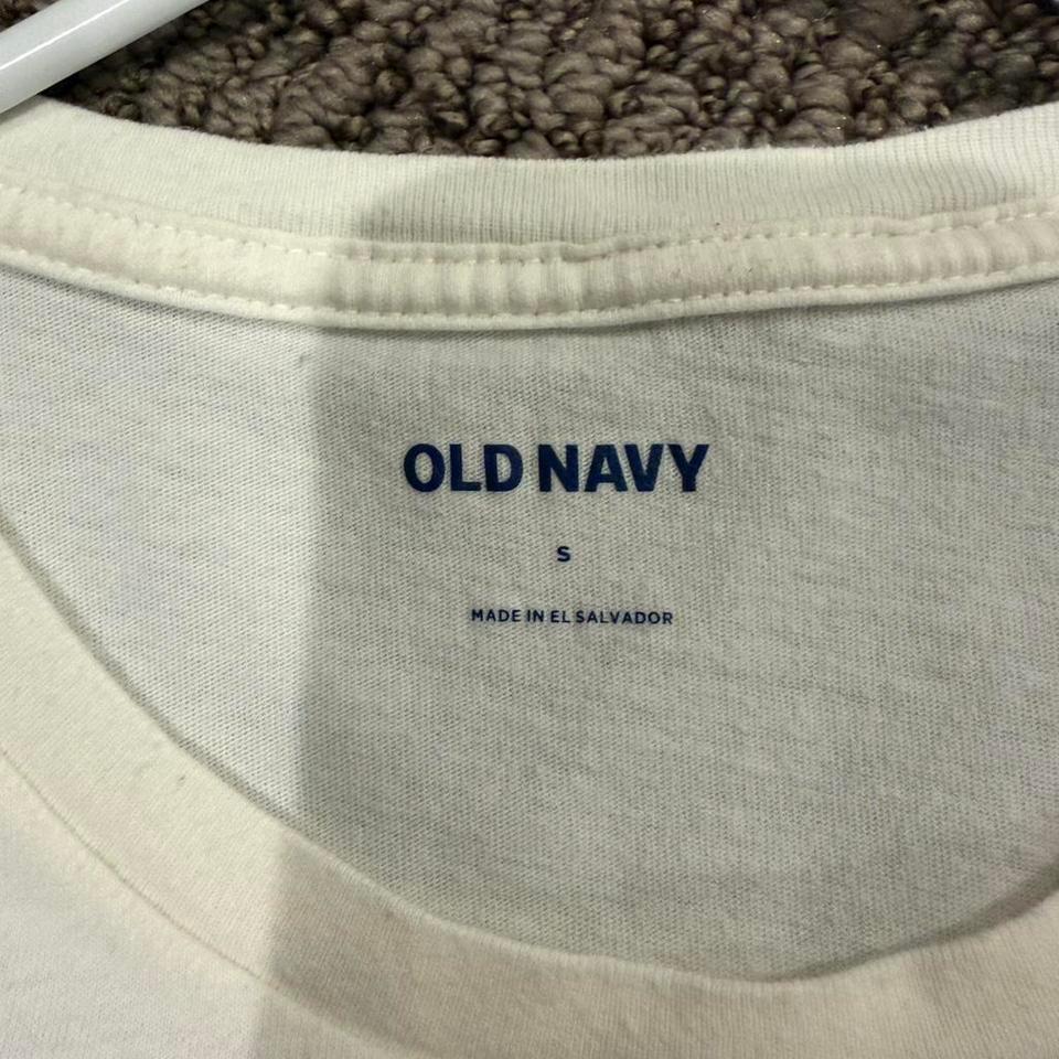 Old Navy White Vintage Ford E329 3