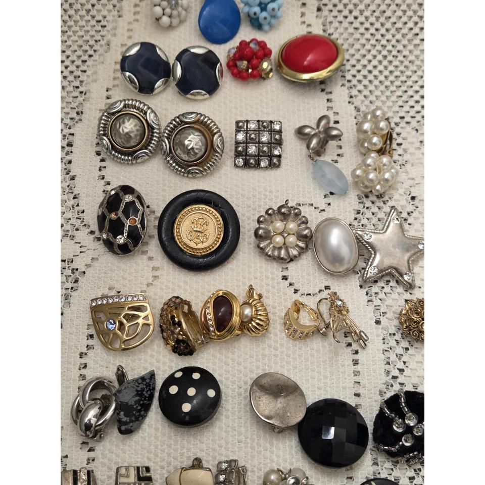 Vintage Clip On Earrings Single B2f3 3