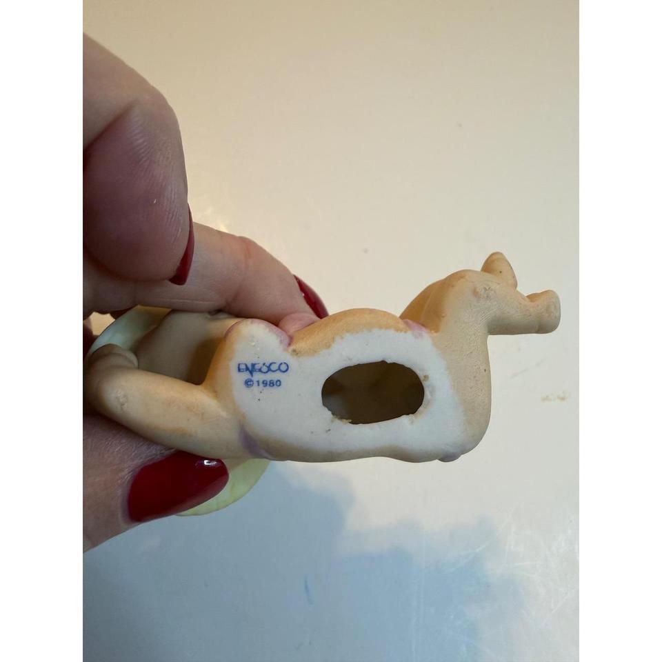 Vintage Enesco Piglets Beach Scene 4155 8