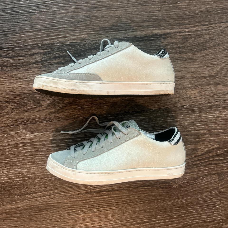 Grey P448 Low Top Sneakers 4
