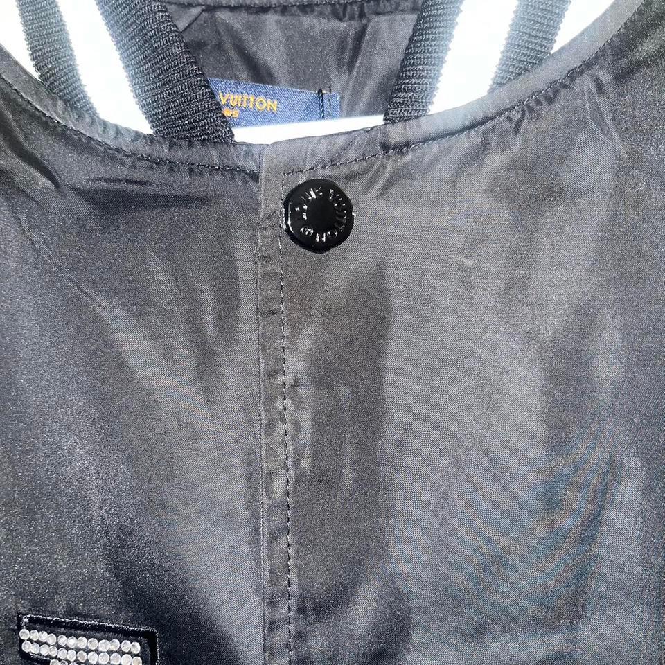 Louis Vuitton Black Varsity Jacket 514a 6