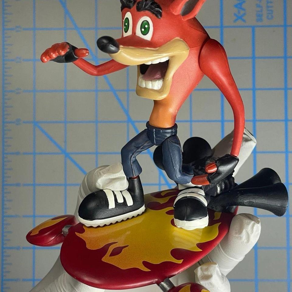 Resaurus Crash Bandicoot Figure Jet