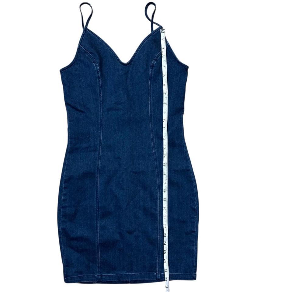 Haute Monde Denim Bodycon Dress 5