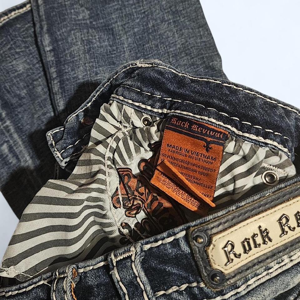 Rock Revival Blue Denim Jeans 89ee 2