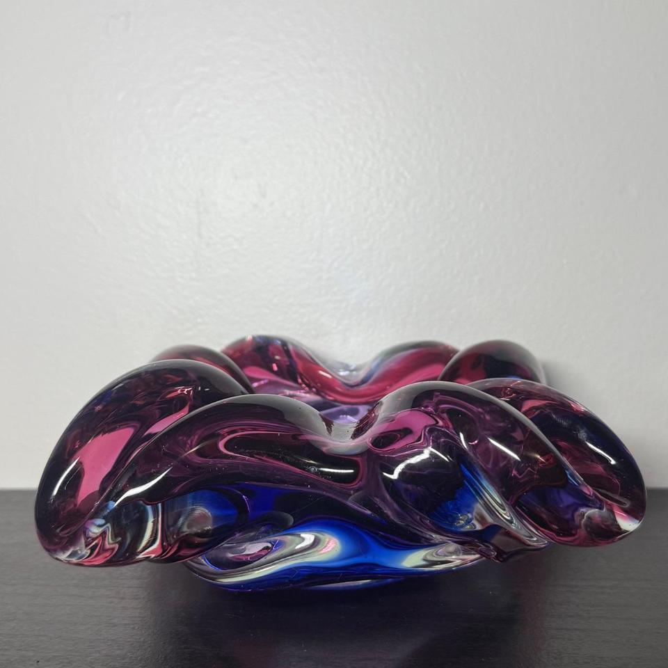 Vintage 1990s Glass Ashtray Art 4