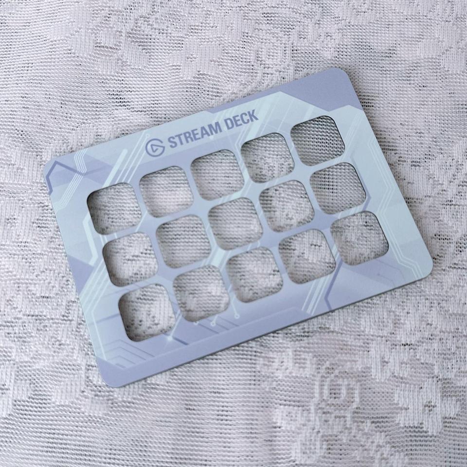 Stream Deck Purple Face Plate 02f6
