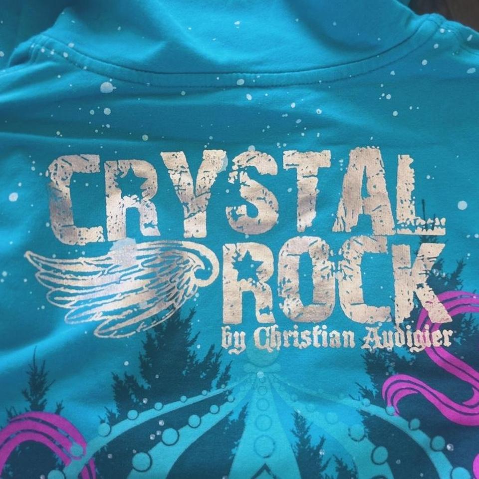 Blue Crystal Rock Zip Up 6471 3