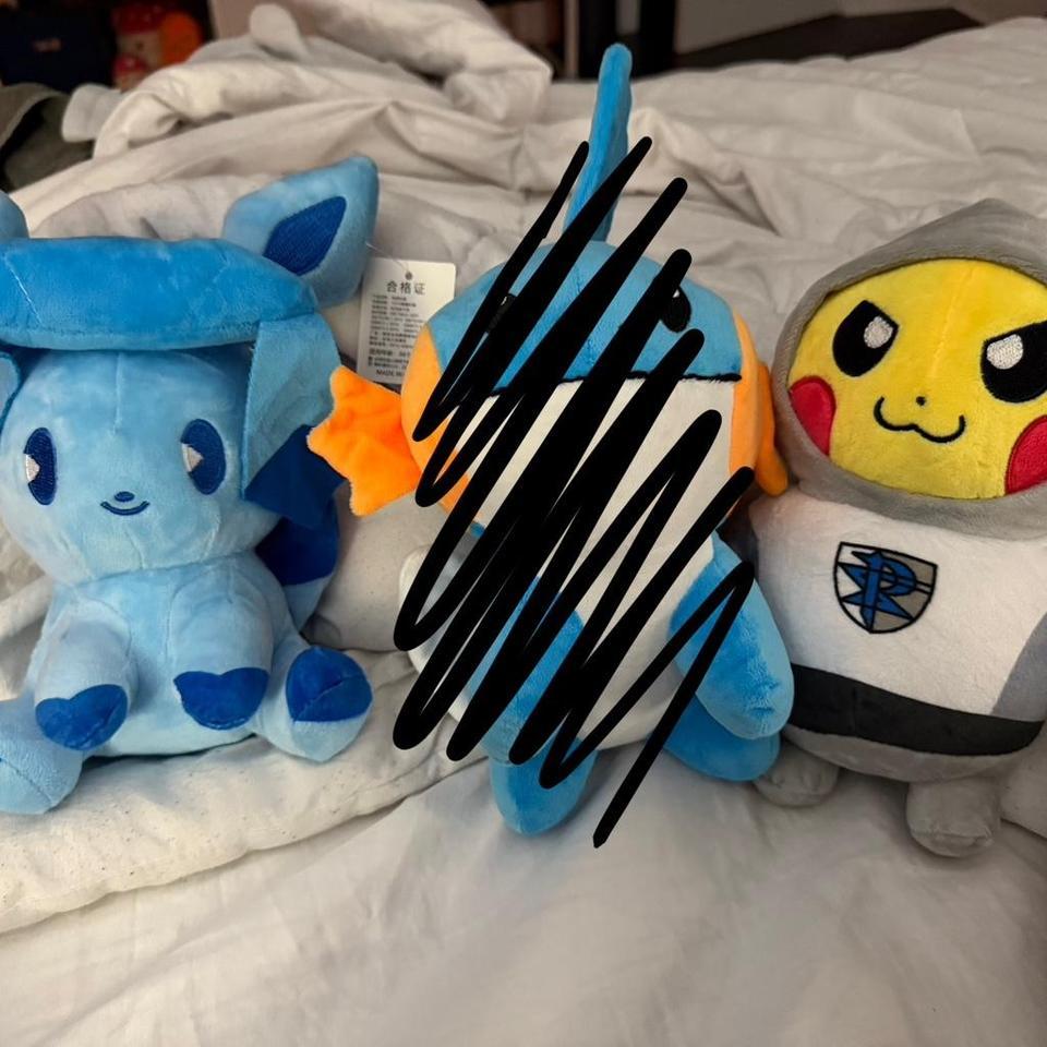 Pokemon Plushy Glaceon Mudkip 9a0e