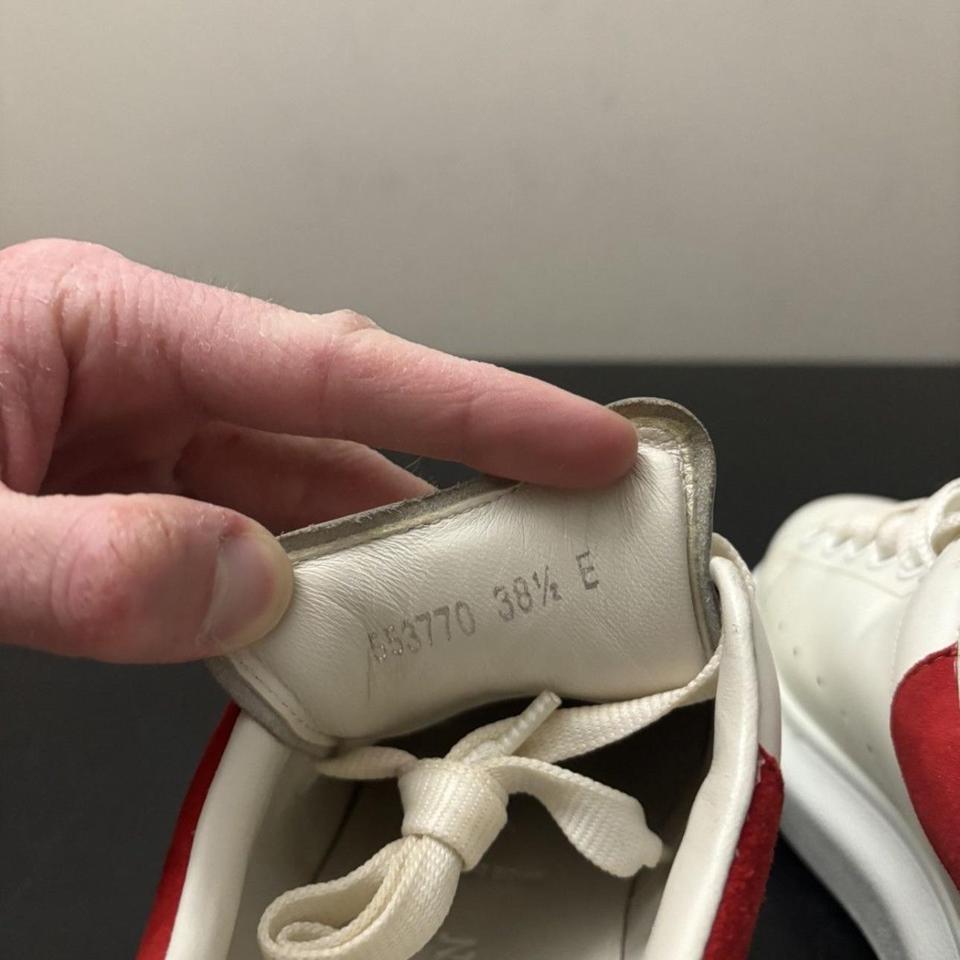 Alexander Mcqueen Oversized Leather Sneakers 818a 7