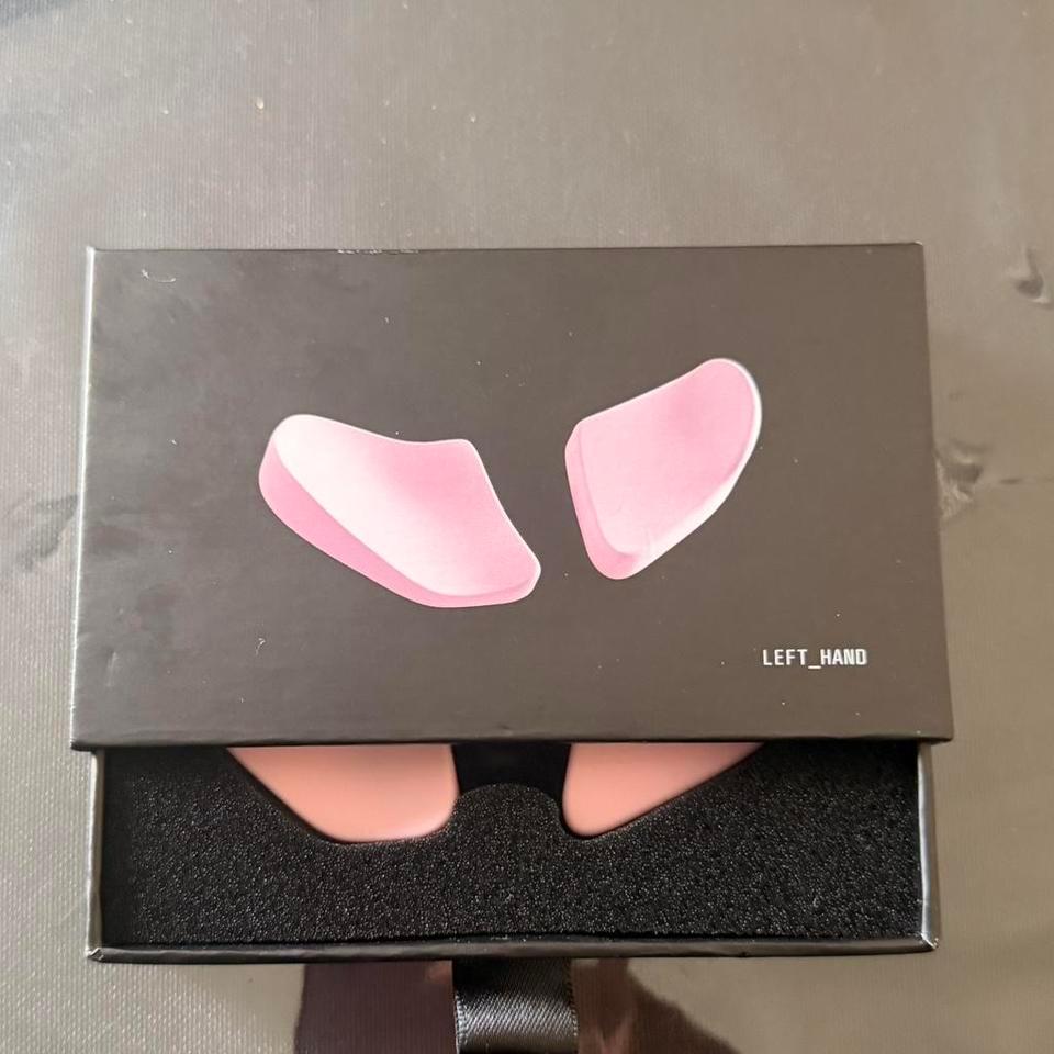 Pink Silicone Hand Grips Left A16a