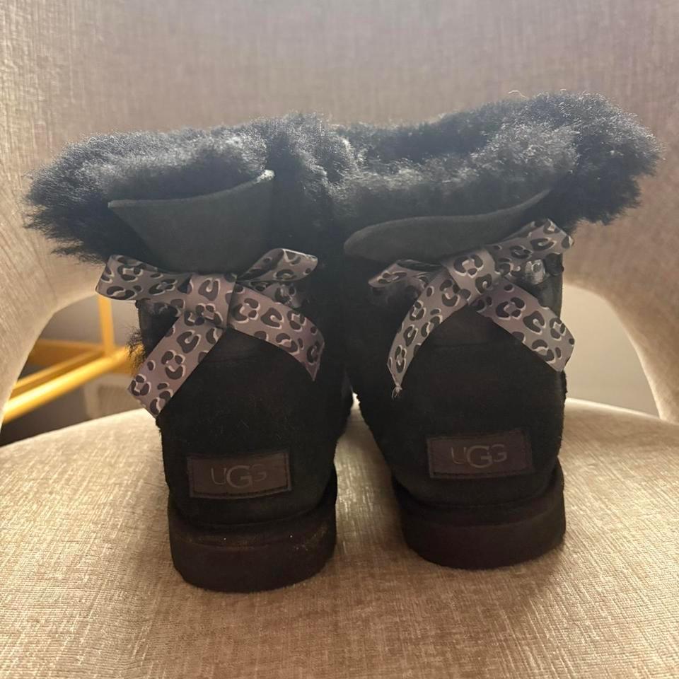 Black Ugg Boots With Leopard 3971