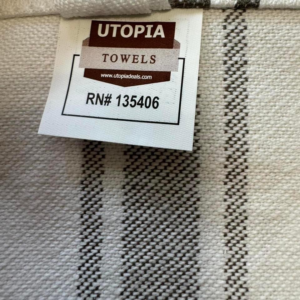 Brown And White Striped Placemats Fc8e 3