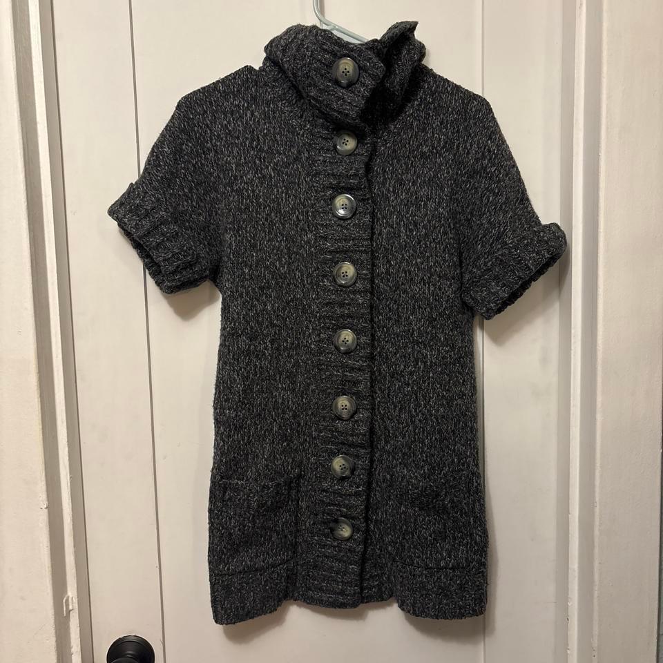 Grey Eddie Bauer Short Sleeve Button 527c
