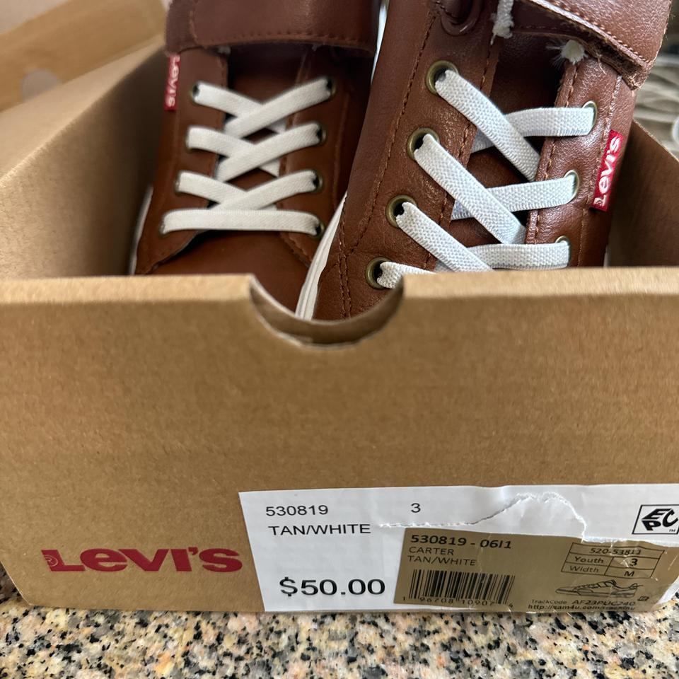 Boys Brown Self Laced Velcro 2