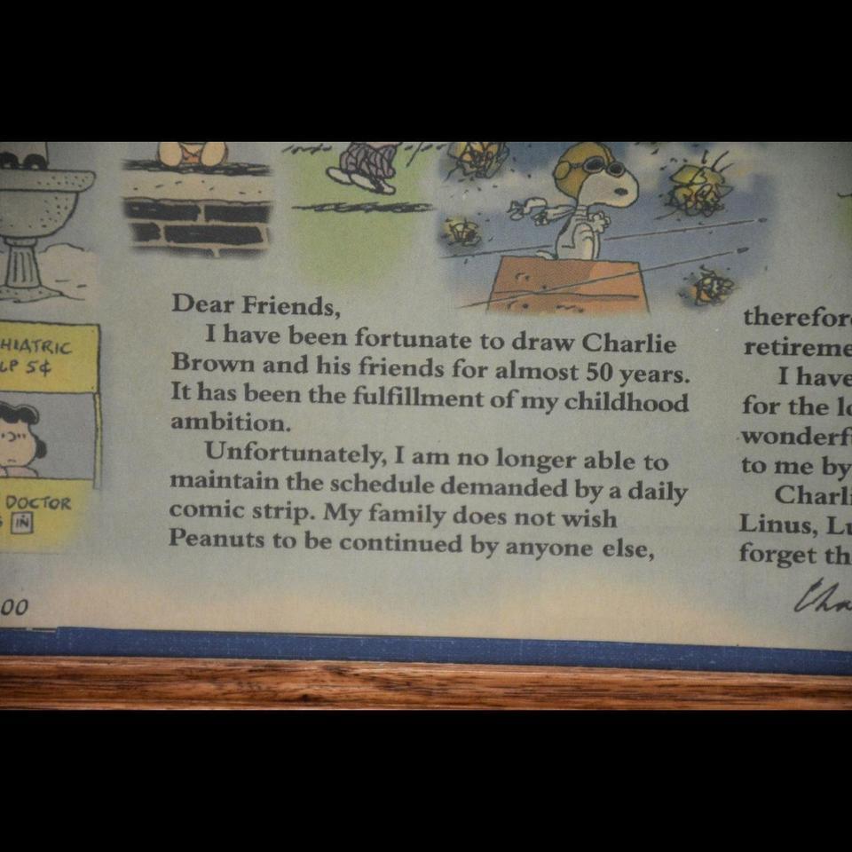 Collectable Charles Schulz Dear Friends B399 2