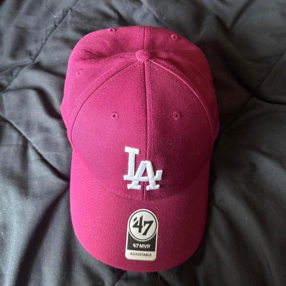 Burgundy Los Angeles Dodgers Hat 5