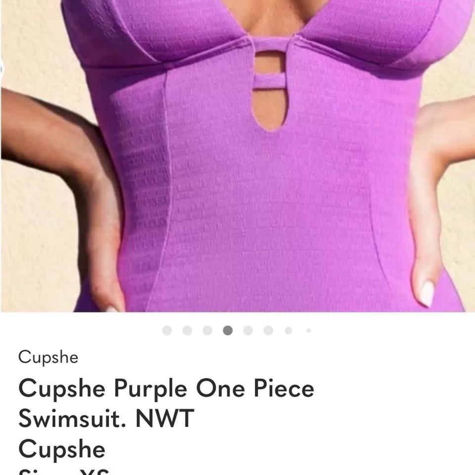 Cupshe Purple One Piece Swimsuit 4