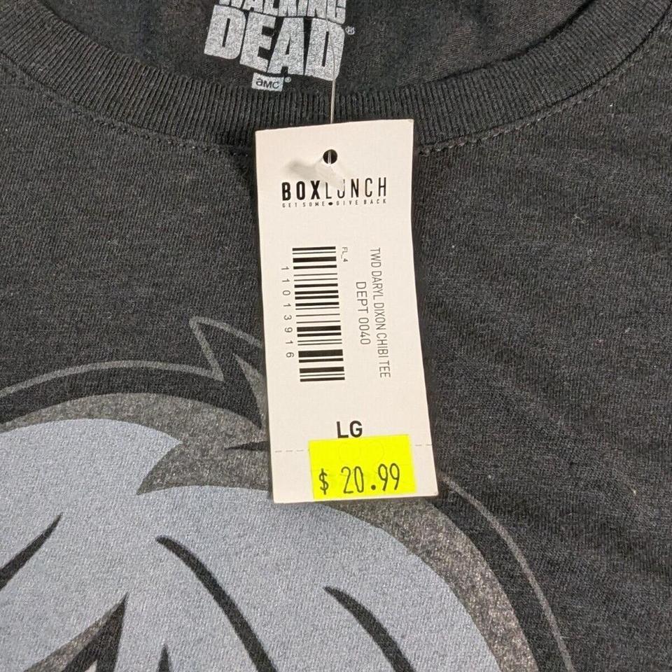 This Black T Shirt Features The 3