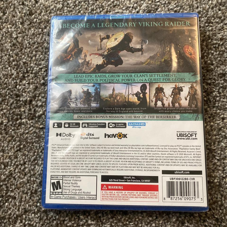 Assassins Creed Valhalla Ps5 Game 2