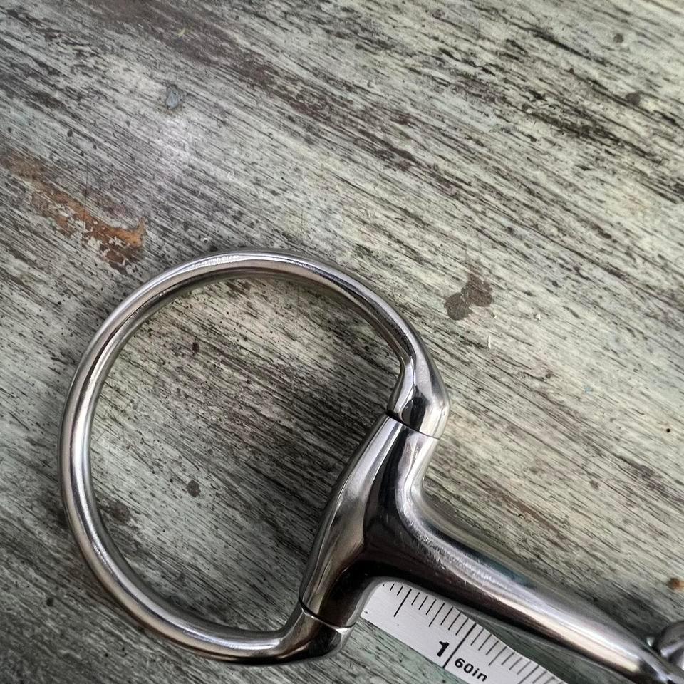 Horse Eggbutt Snaffle Bit 3cce 4