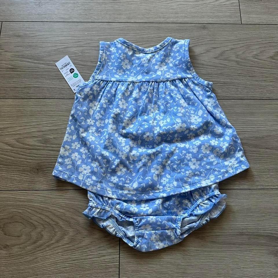 Carters Blue And White Floral 9792 3