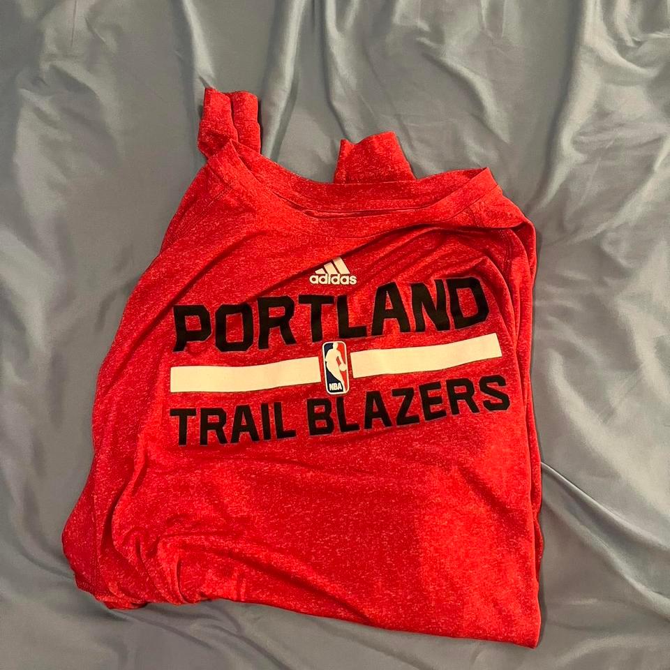 Red Adidas Portland Trail Blazers