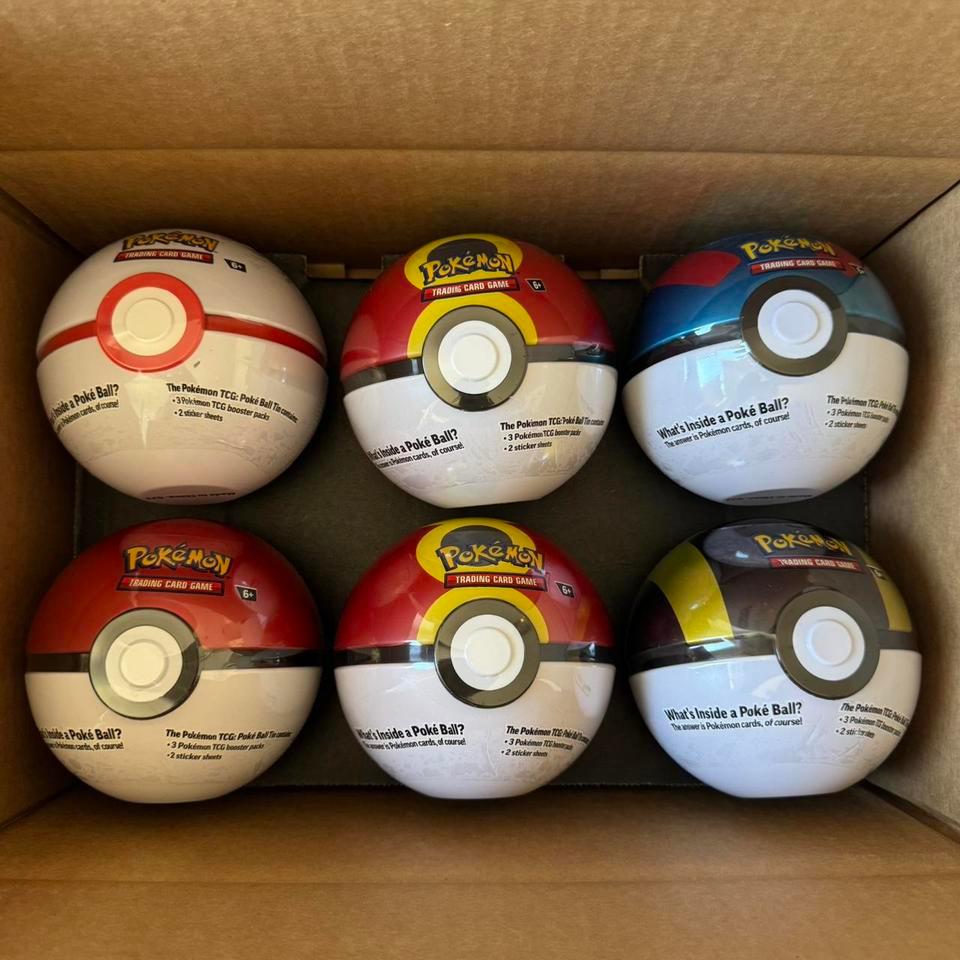 Pokemon Pokeball Tins 6 Pokeball B657 2