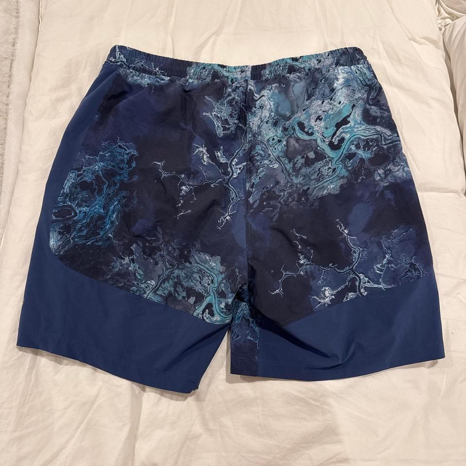 Blue And Black Athletic Shorts 9731 2