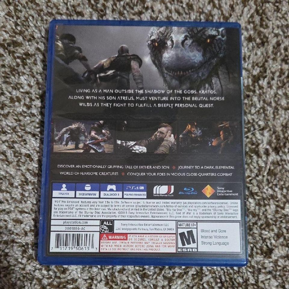 Ps4 God Of War Game 2
