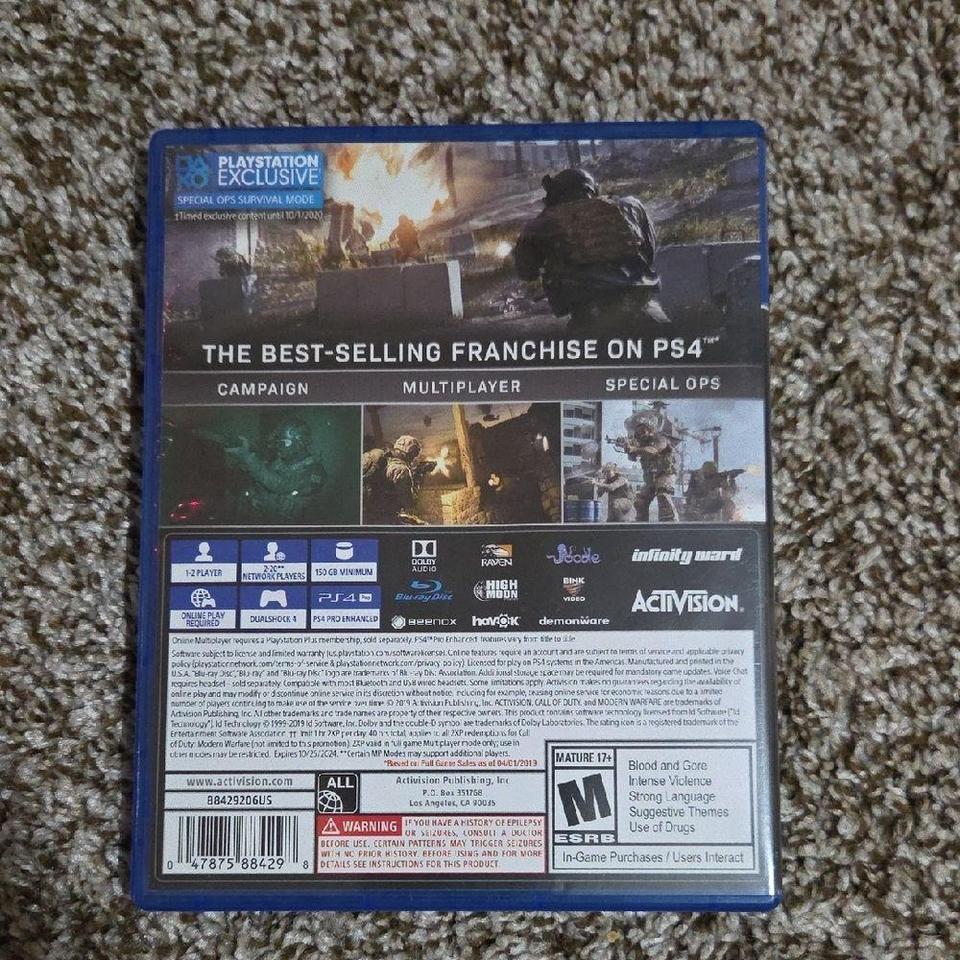 Ps4 Call Of Duty Modern 2