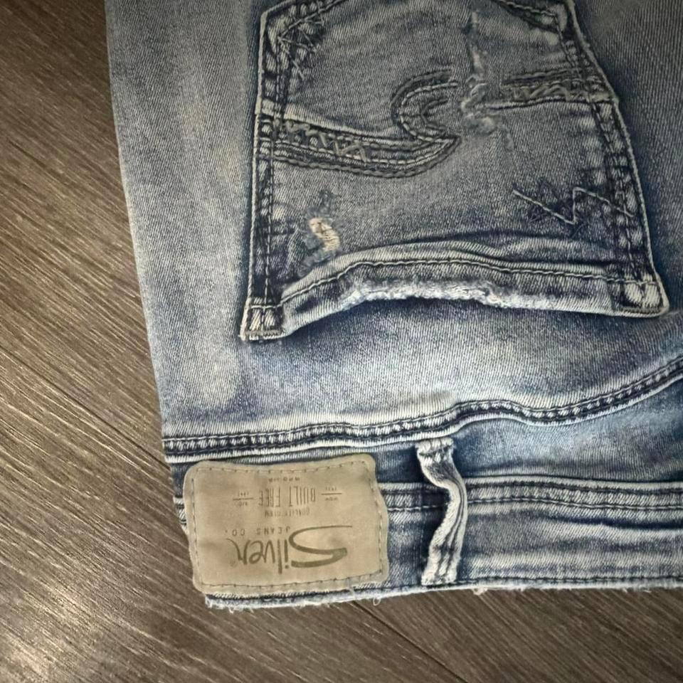 Silver Avery Blue Skinny Jeans 52ec 5