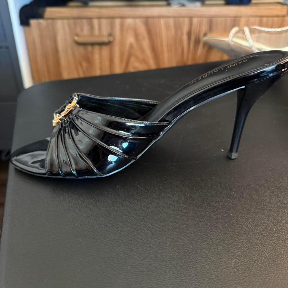 Black Patent Leather High Heels 3