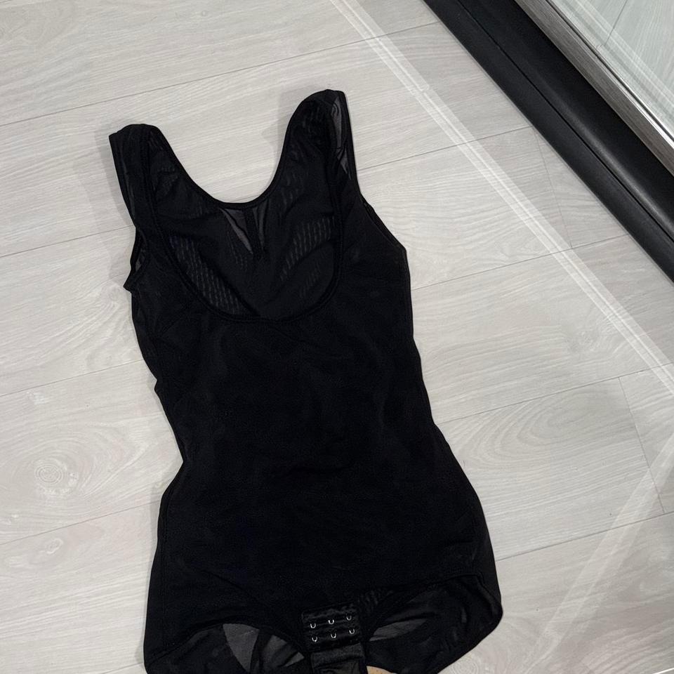 Black Bodysuit With Mesh Details 9c81 2