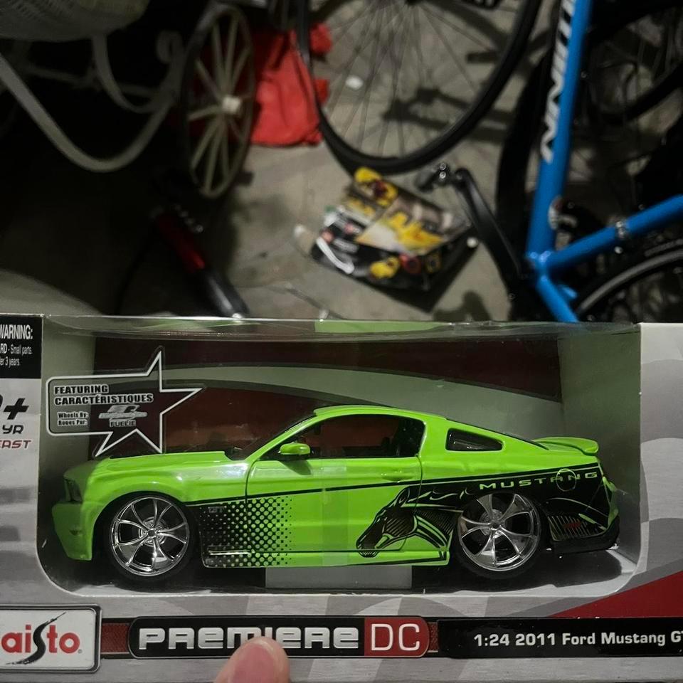 Green And Black Mustang Gt