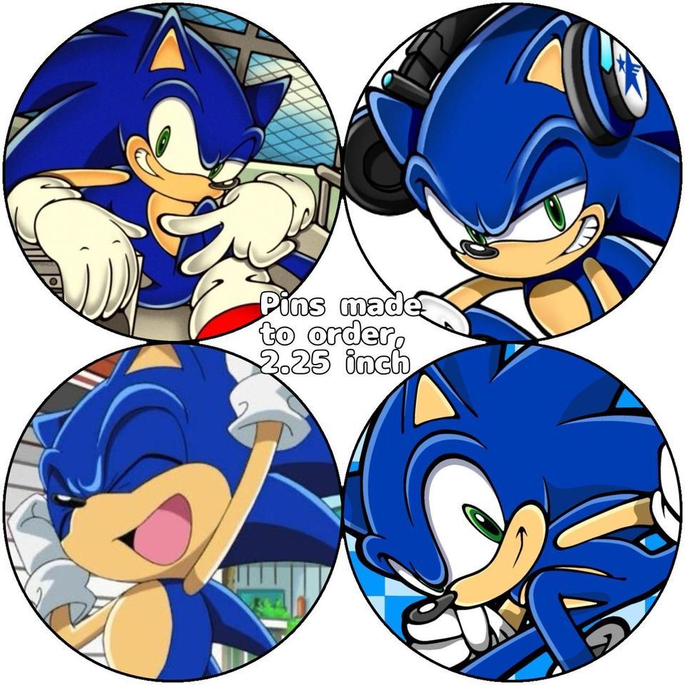 Sonic The Hedgehog Pin Set 25c9