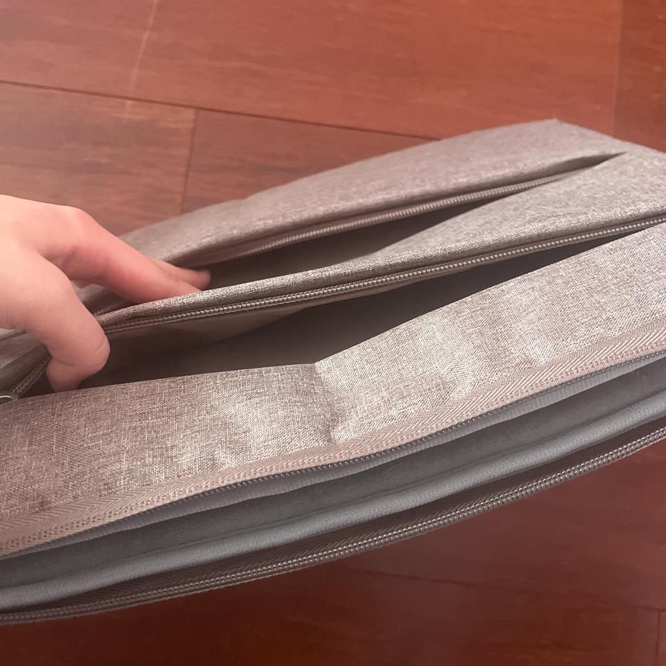 Brown Laptop Bag 3 Pockets 4