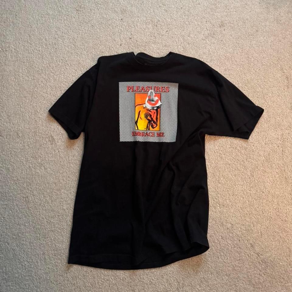 Pleasures Black T Shirt Size Xl C22f