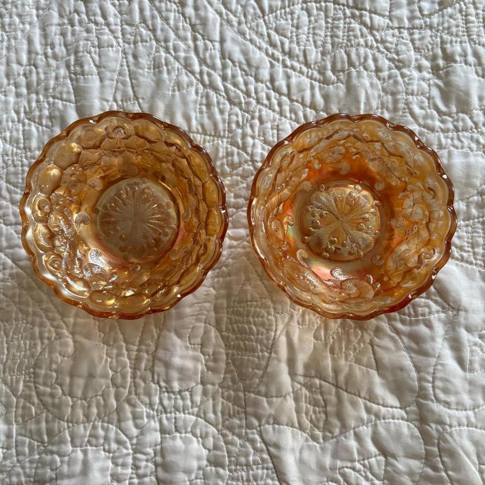 Vintage Fenton Marigold Carnival Glass 48cd