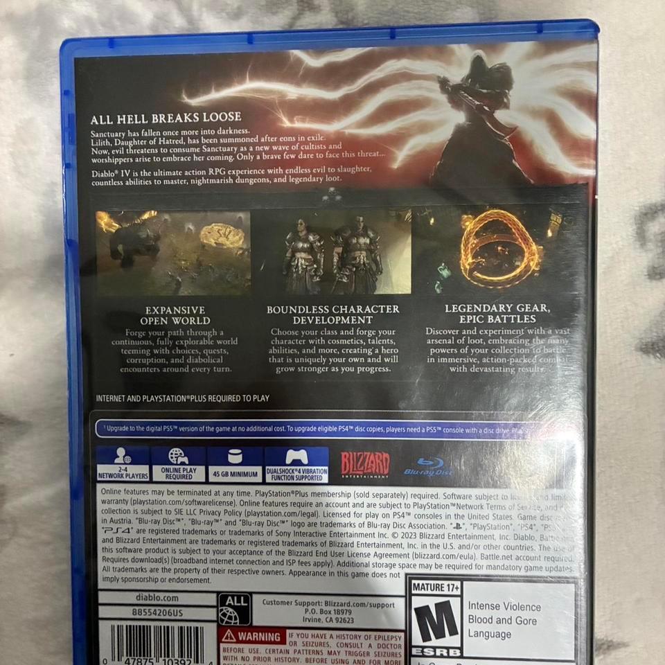 Diablo 4 Ps4 Game Brand 3