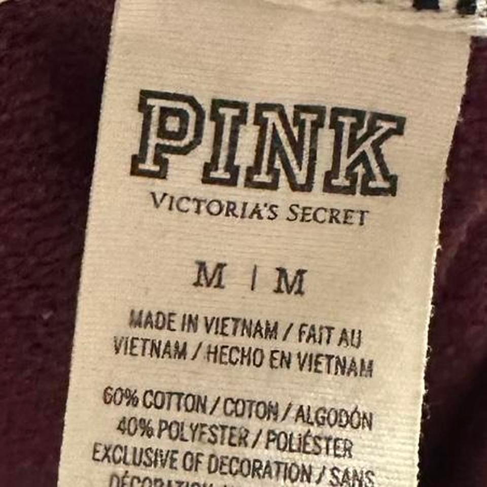 Victorias Secret Pink Burgundy Track D9d4 3