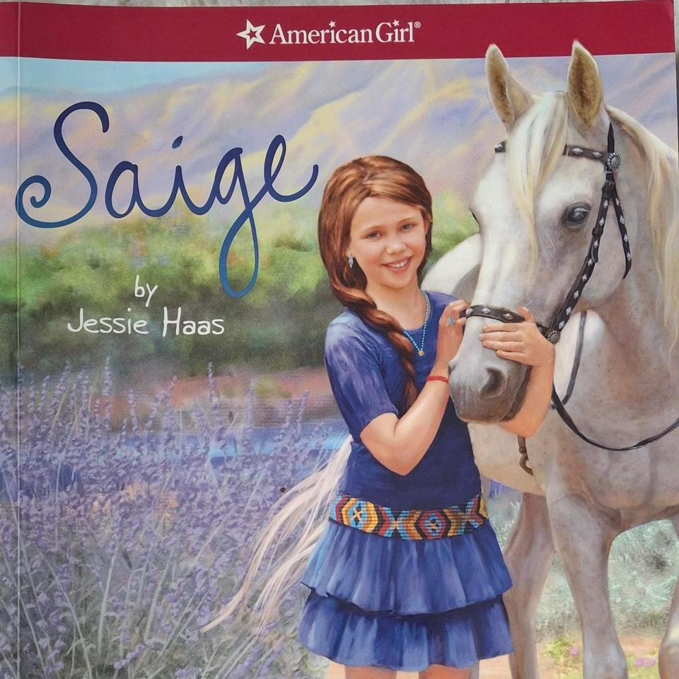 American Girl Saige Book Americangirl