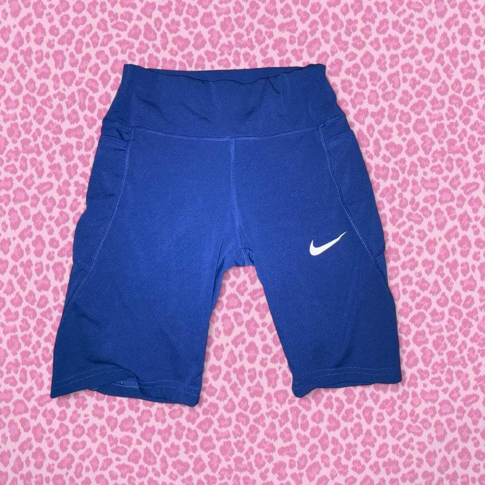 Blue Nike Bike Shorts Bikeshorts