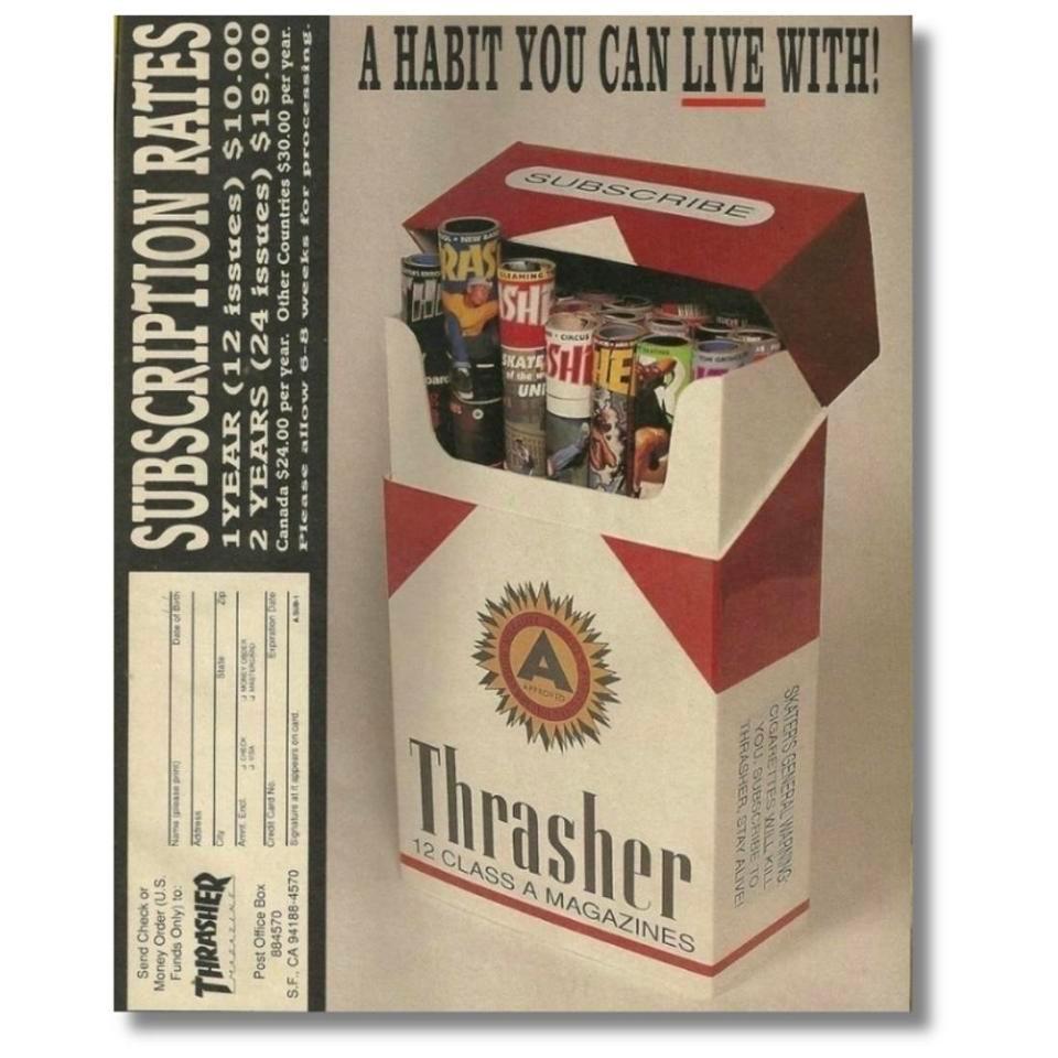 Vintage Thrasher Poster Size 8x10 9df0