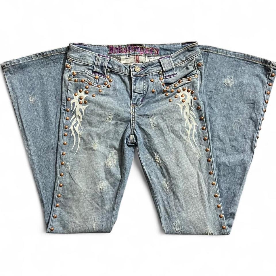 Bedazzled Studded Inkslinger Low Rise Tribal Ec44 2