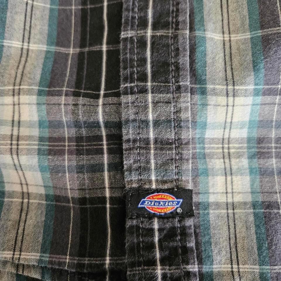 Dickies Plaid Short Sleeve Button 3580 5