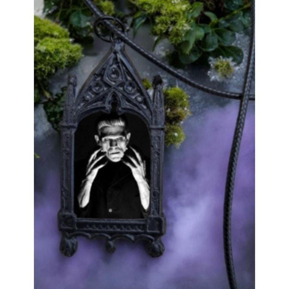 Frankensteins Monster Pendant Halloween Necklace E35d 2