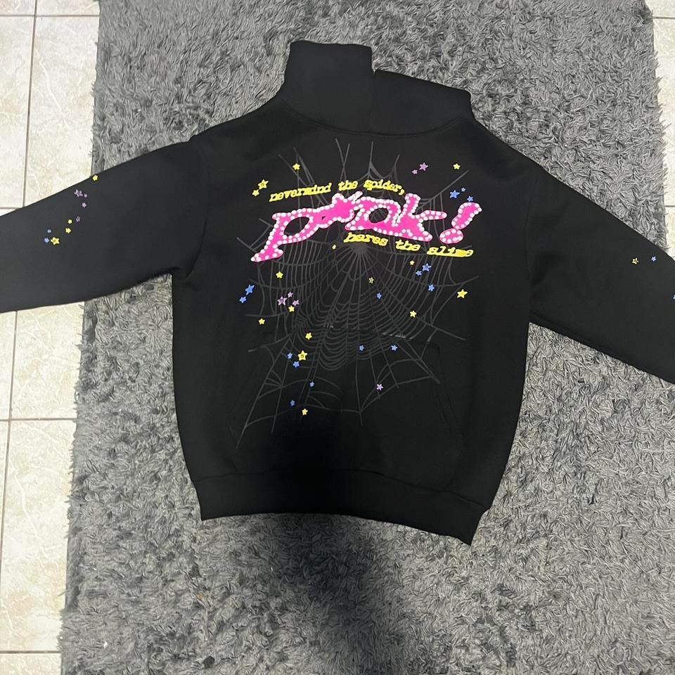 Black And Pink Spider Hoodie F701