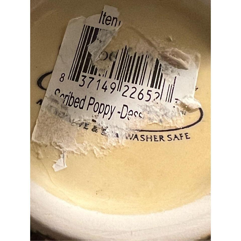 Scribed Poppy Ceramic Bowl Coldwater 3