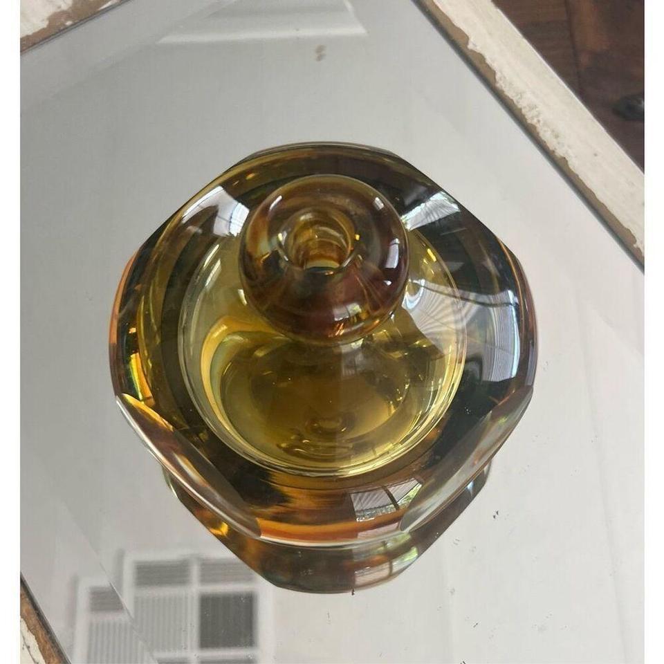 Vintage Fifth Avenue Crystal Amber 793a 4